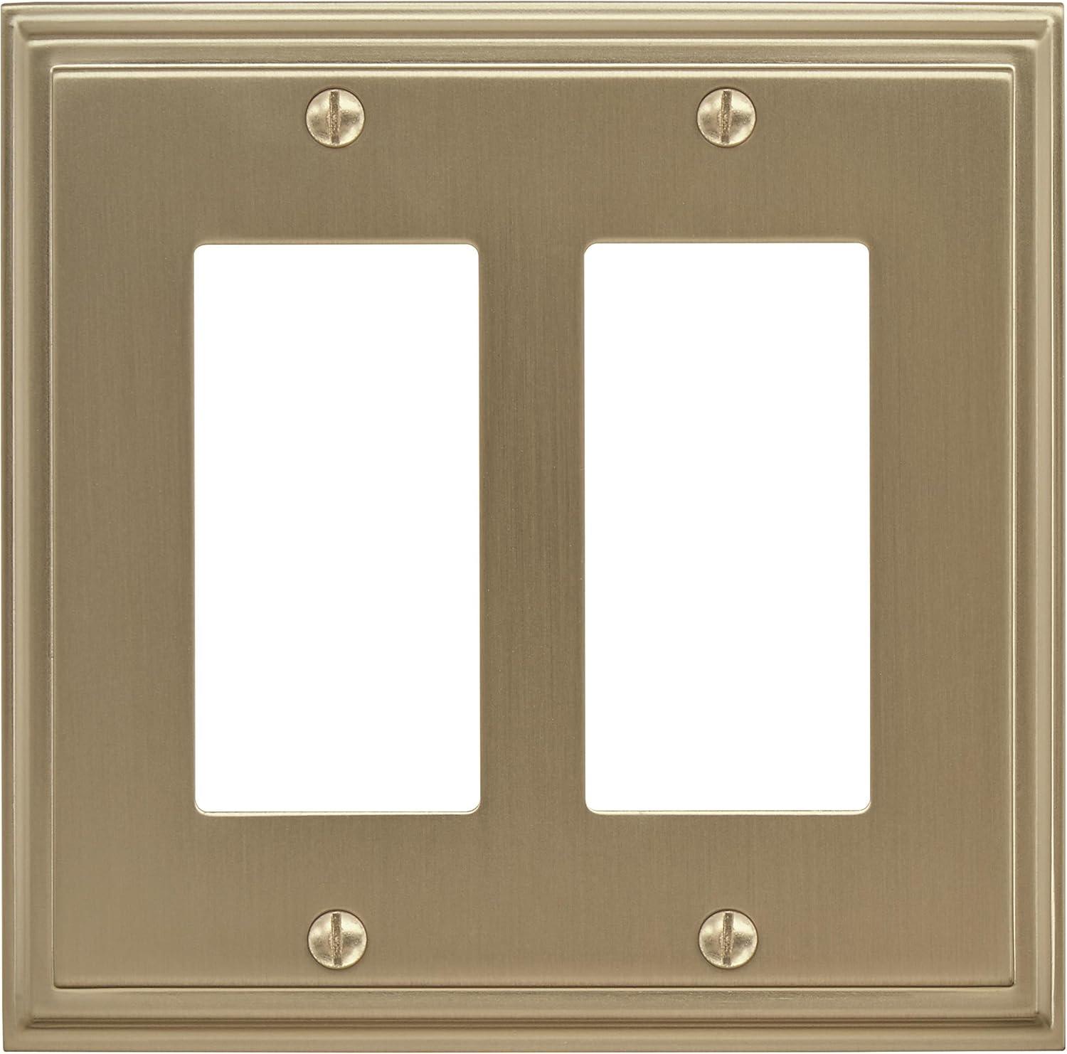 imageAmerock Wall Plate Black Bronze 1 Toggle Switch Plate Cover Mulholland 1 Pack Light Switch CoverGolden Champagne