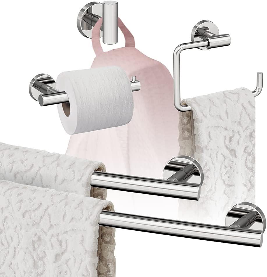imageAmerock BH26546MB Matte Black Towel Bar 9 in 229 mm Towel Rack Arrondi Bathroom Towel Holder Bathroom Hardware Bath AccessoriesPolished Stainless Steel