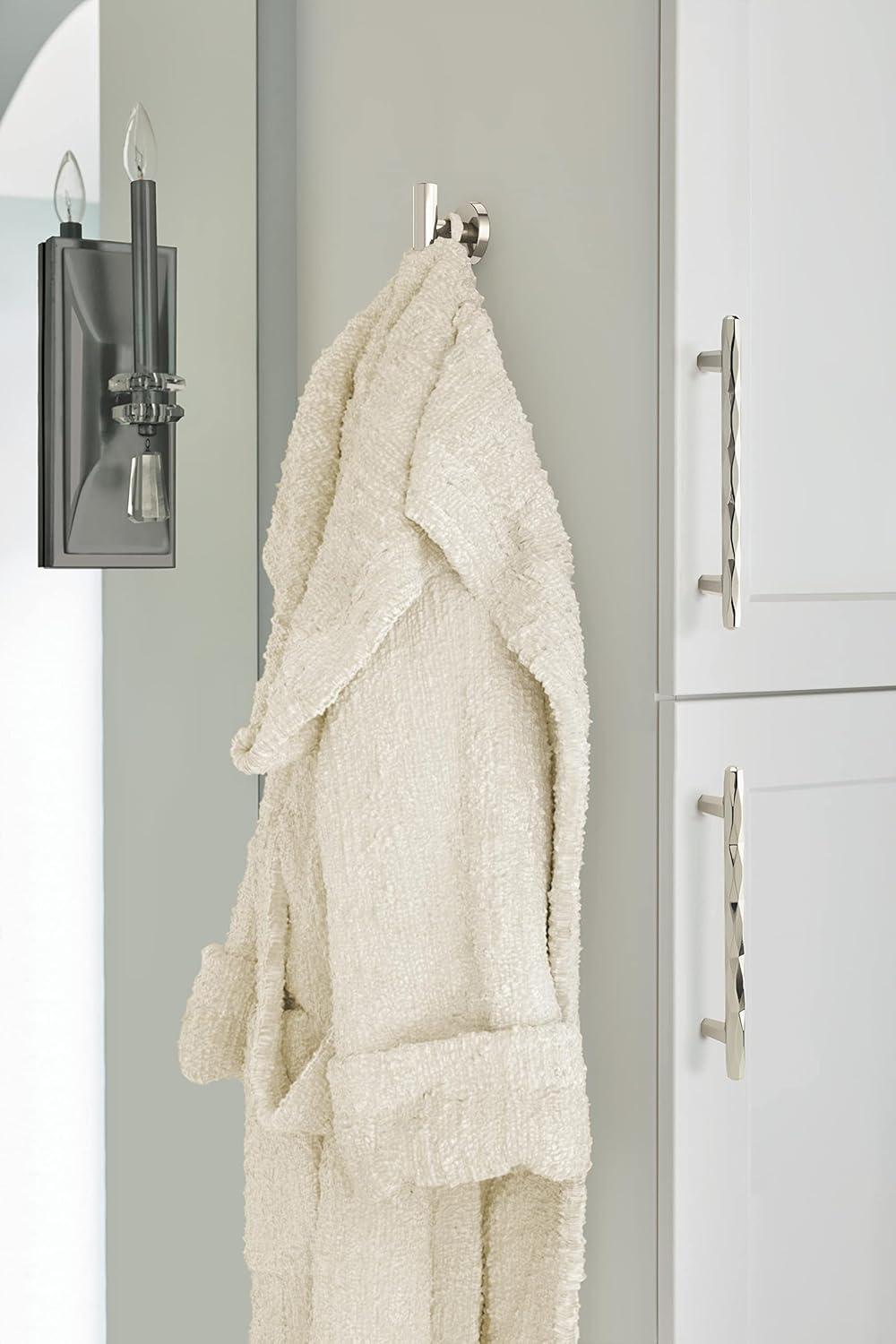 imageAmerock BH26546MB Matte Black Towel Bar 9 in 229 mm Towel Rack Arrondi Bathroom Towel Holder Bathroom Hardware Bath AccessoriesPolished Stainless Steel