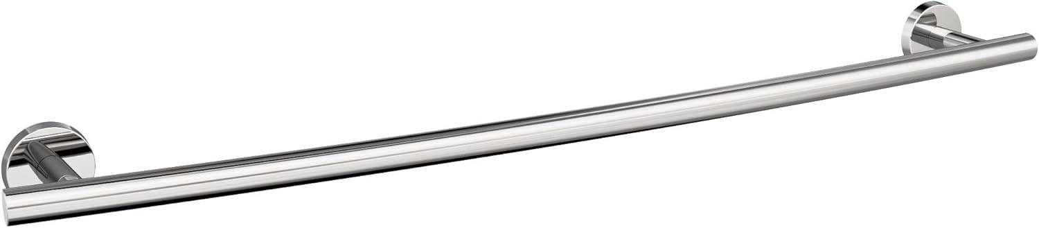 imageAmerock BH26546MB Matte Black Towel Bar 9 in 229 mm Towel Rack Arrondi Bathroom Towel Holder Bathroom Hardware Bath AccessoriesPolished Stainless Steel