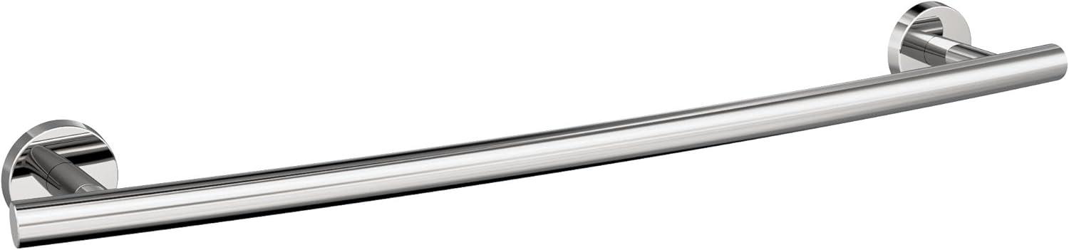 imageAmerock BH26546MB Matte Black Towel Bar 9 in 229 mm Towel Rack Arrondi Bathroom Towel Holder Bathroom Hardware Bath AccessoriesPolished Stainless Steel