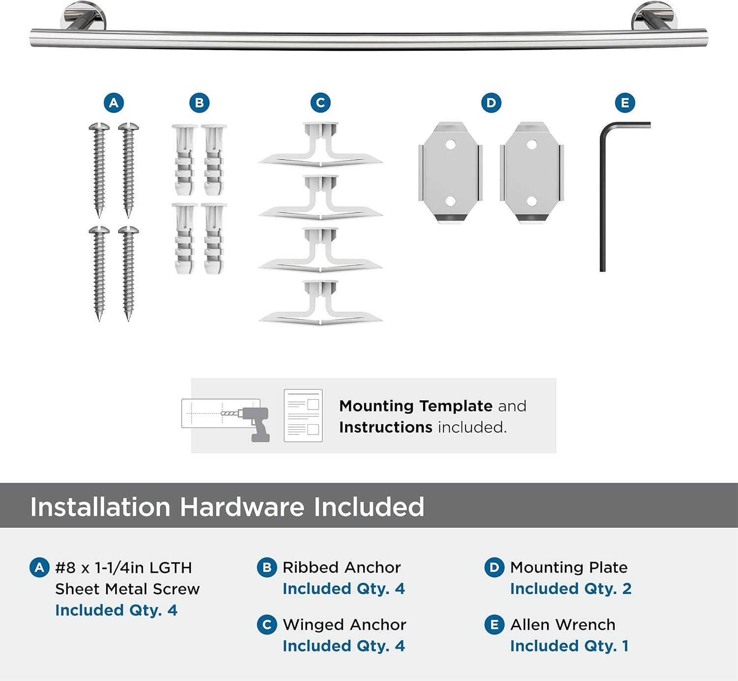 imageAmerock BH26546MB Matte Black Towel Bar 9 in 229 mm Towel Rack Arrondi Bathroom Towel Holder Bathroom Hardware Bath AccessoriesPolished Stainless Steel