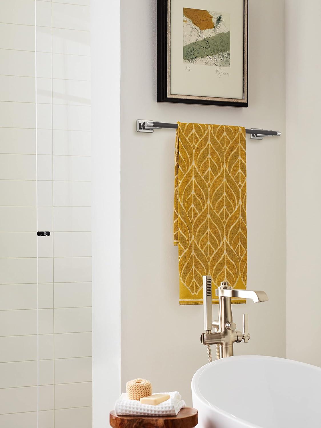 imageAmerock BH26615PNSS Polished NickelStainless Steel Towel Bar 24 in 610 mm Towel Rack Esquire Bathroom Towel Holder Bathroom Hardware Bath AccessoriesBrushed NickelOil Rubbed Bronze