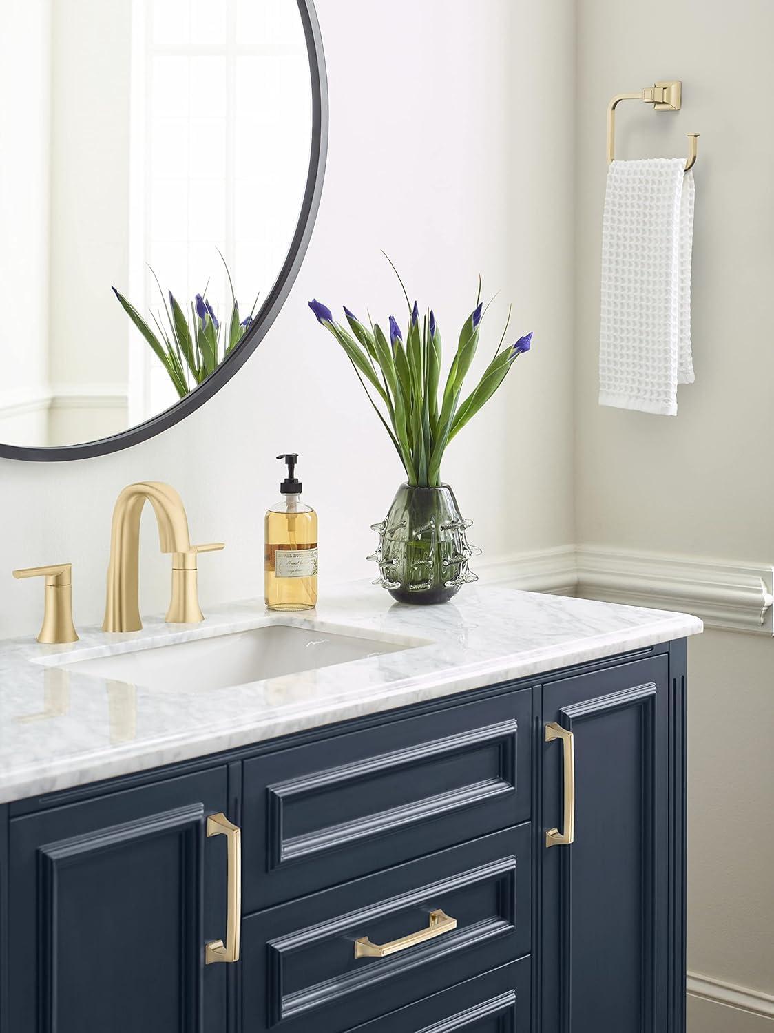 imageAmerock BH36024BBZ Golden Champagne Towel Bar 24 in 610 mm Towel Rack Mulholland Bathroom Towel Holder Bathroom Hardware Bath AccessoriesGolden Champagne