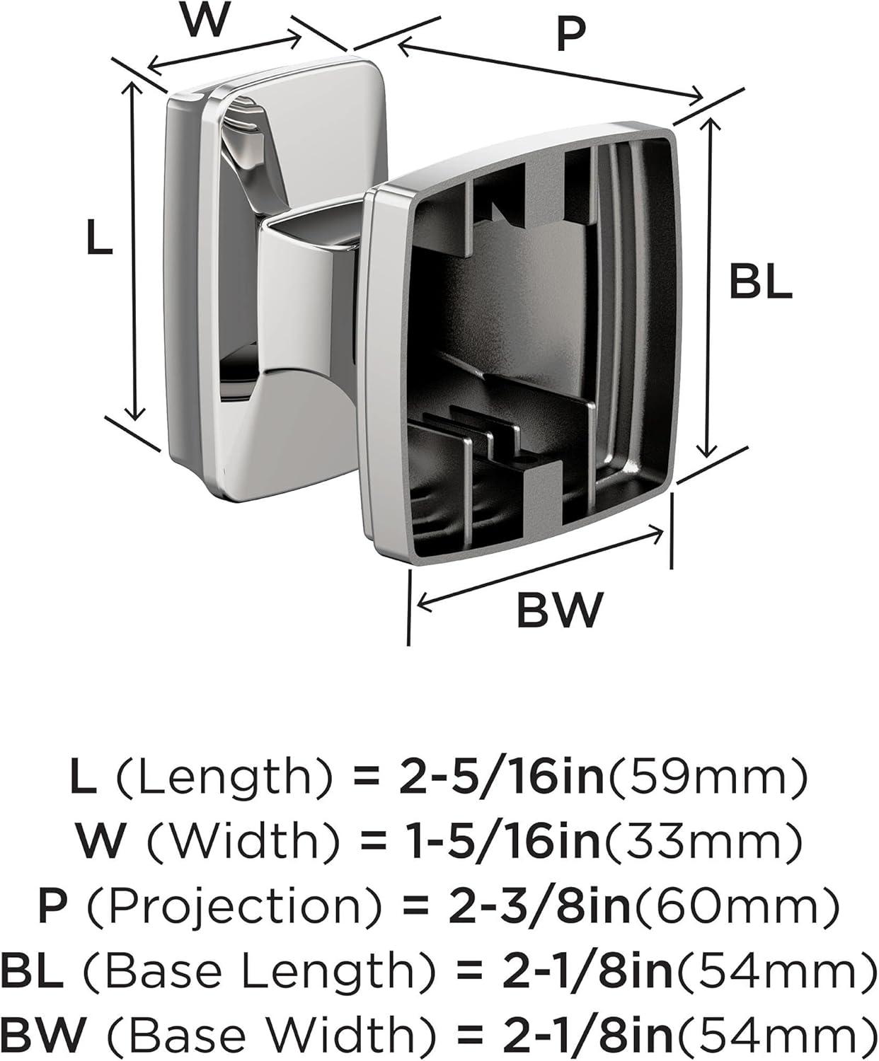 imageAmerock BH36034CZ Champagne Bronze Towel Bar 24 in 610 mm Towel Rack Revitalize Bathroom Towel Holder Bathroom Hardware Bath AccessoriesChrome