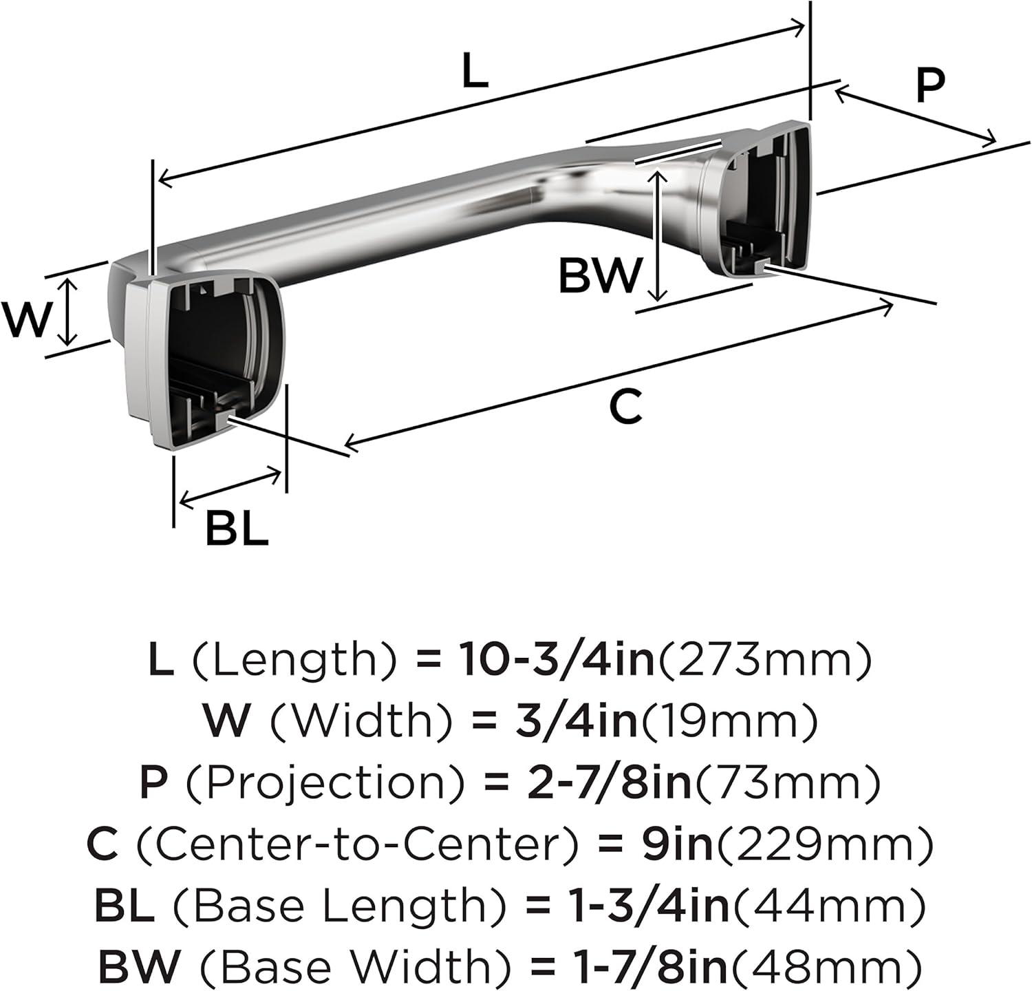 imageAmerock BH36034CZ Champagne Bronze Towel Bar 24 in 610 mm Towel Rack Revitalize Bathroom Towel Holder Bathroom Hardware Bath AccessoriesChrome