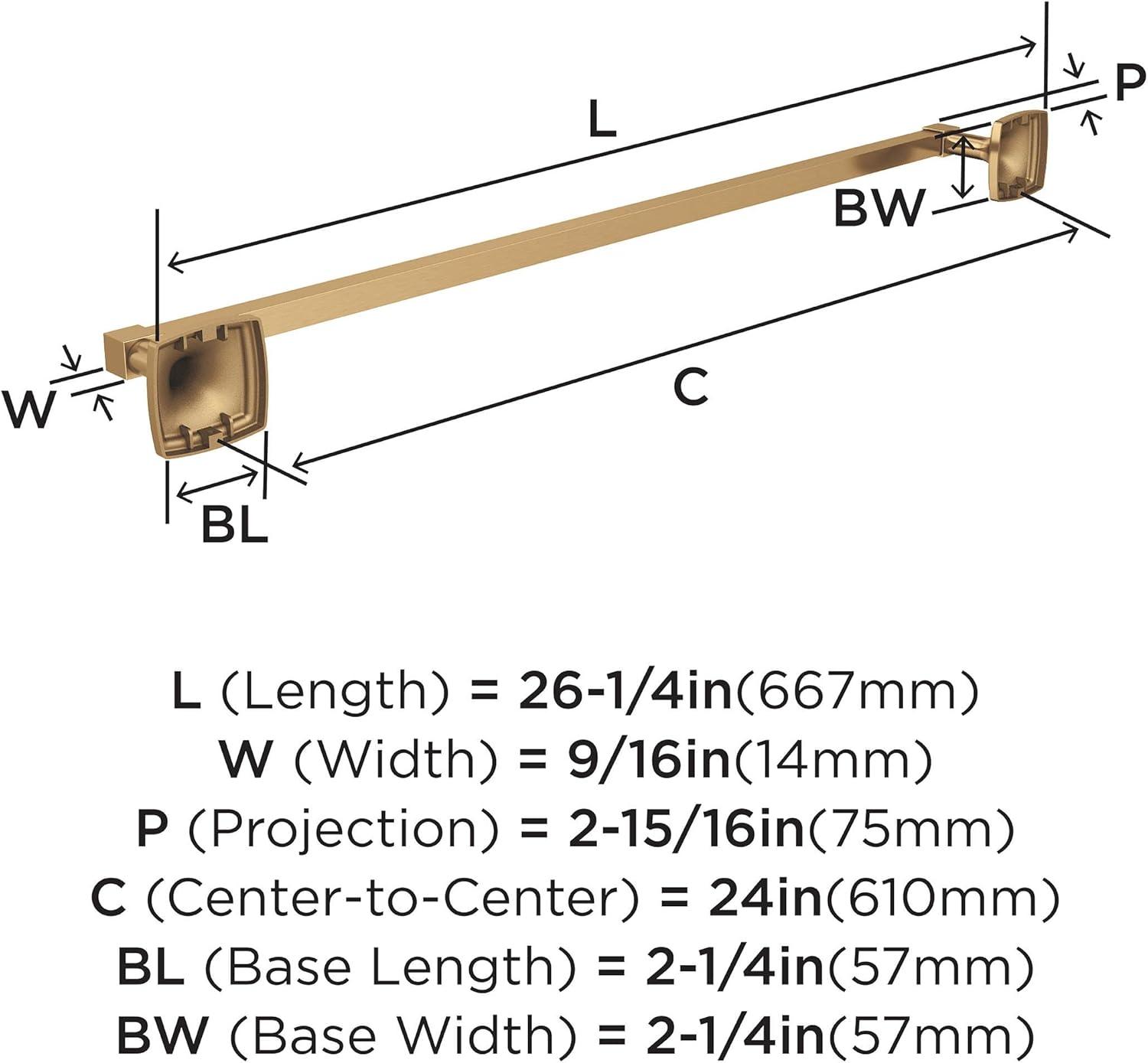 imageAmerock BH36091CZ Champagne Bronze Single Post Toilet Paper Holder 7116 in 179 mm Length Toilet Tissue Holder Stature Bath Tissue Holder Bathroom Hardware Bath AccessoriesChampagne Bronze