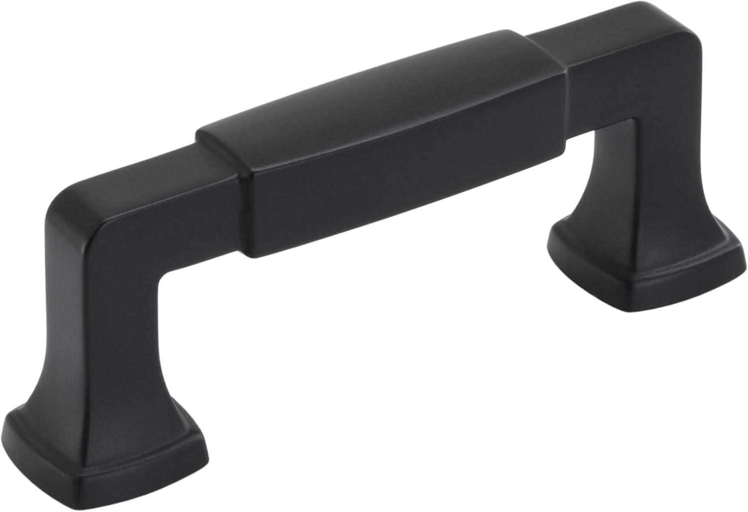 imageAmerock BP36890FB Stature Cabinet Pull 81316 in 224 mm CentertoCenter Matte BlackMatte Black