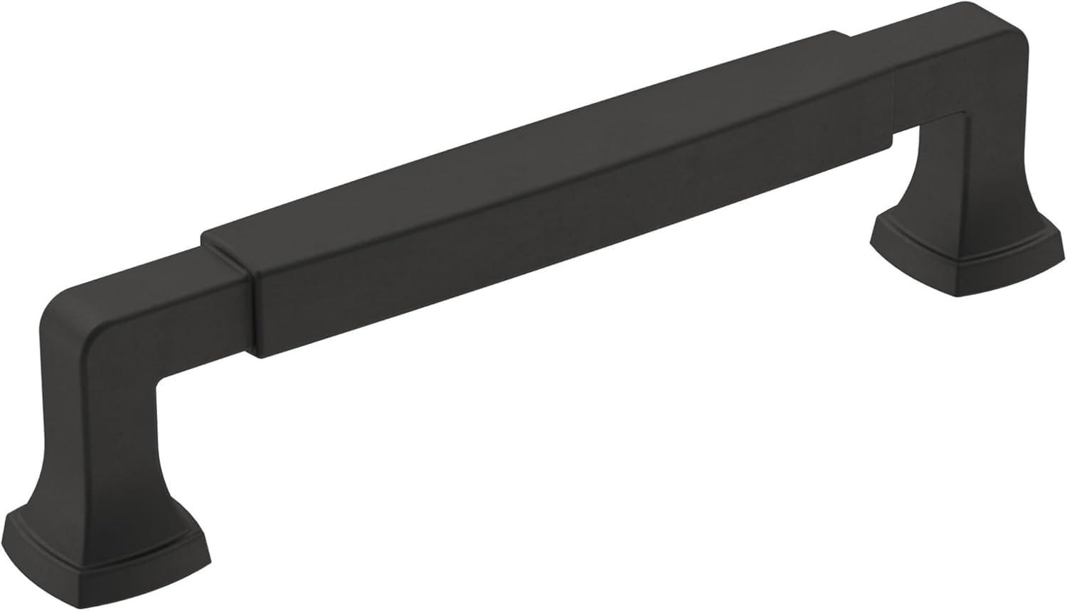imageAmerock BP36890FB Stature Cabinet Pull 81316 in 224 mm CentertoCenter Matte BlackMatte Black