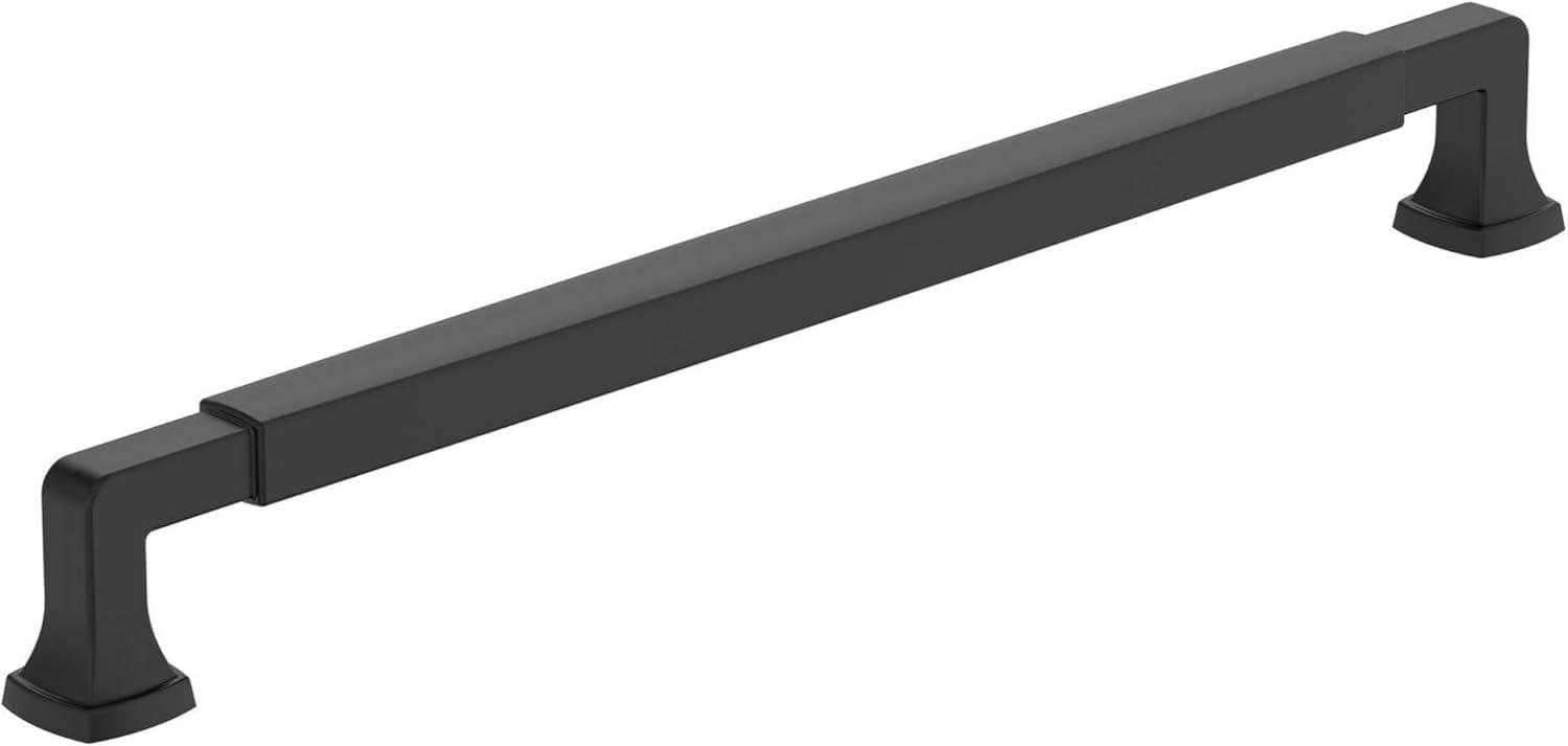 imageAmerock BP36890FB Stature Cabinet Pull 81316 in 224 mm CentertoCenter Matte BlackMatte Black