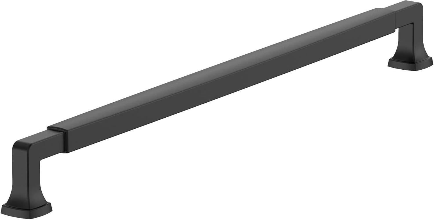 imageAmerock BP36890FB Stature Cabinet Pull 81316 in 224 mm CentertoCenter Matte BlackMatte Black