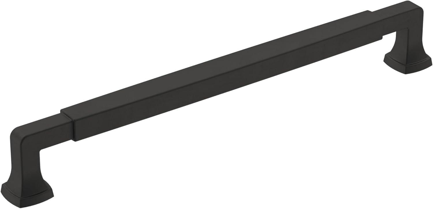 imageAmerock BP36890FB Stature Cabinet Pull 81316 in 224 mm CentertoCenter Matte BlackMatte Black