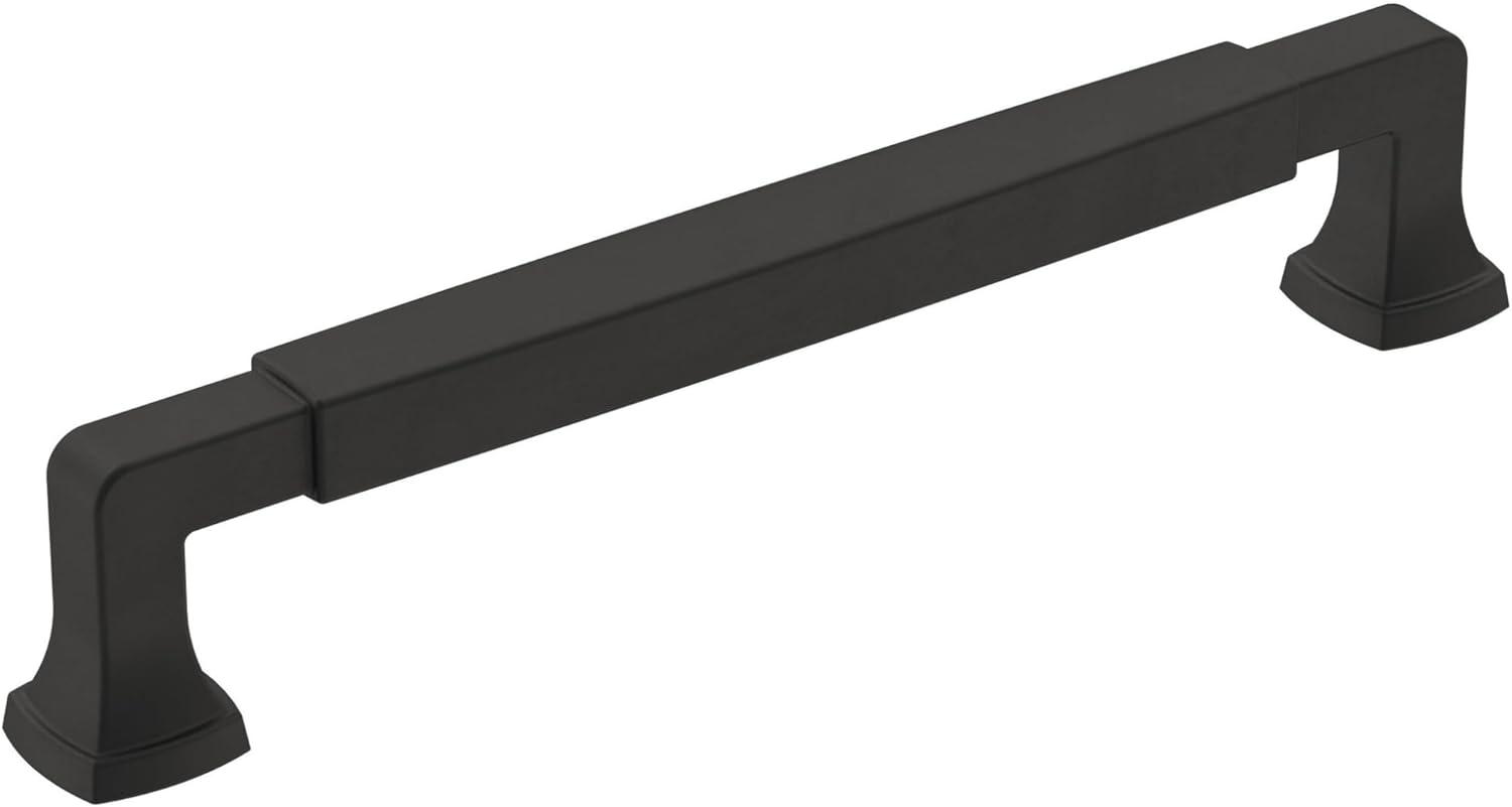 imageAmerock BP36890FB Stature Cabinet Pull 81316 in 224 mm CentertoCenter Matte BlackMatte Black
