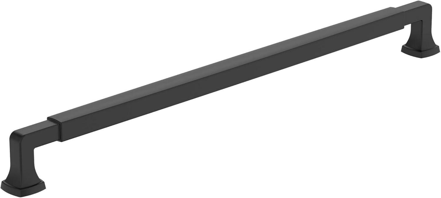 imageAmerock BP36890FB Stature Cabinet Pull 81316 in 224 mm CentertoCenter Matte BlackMatte Black