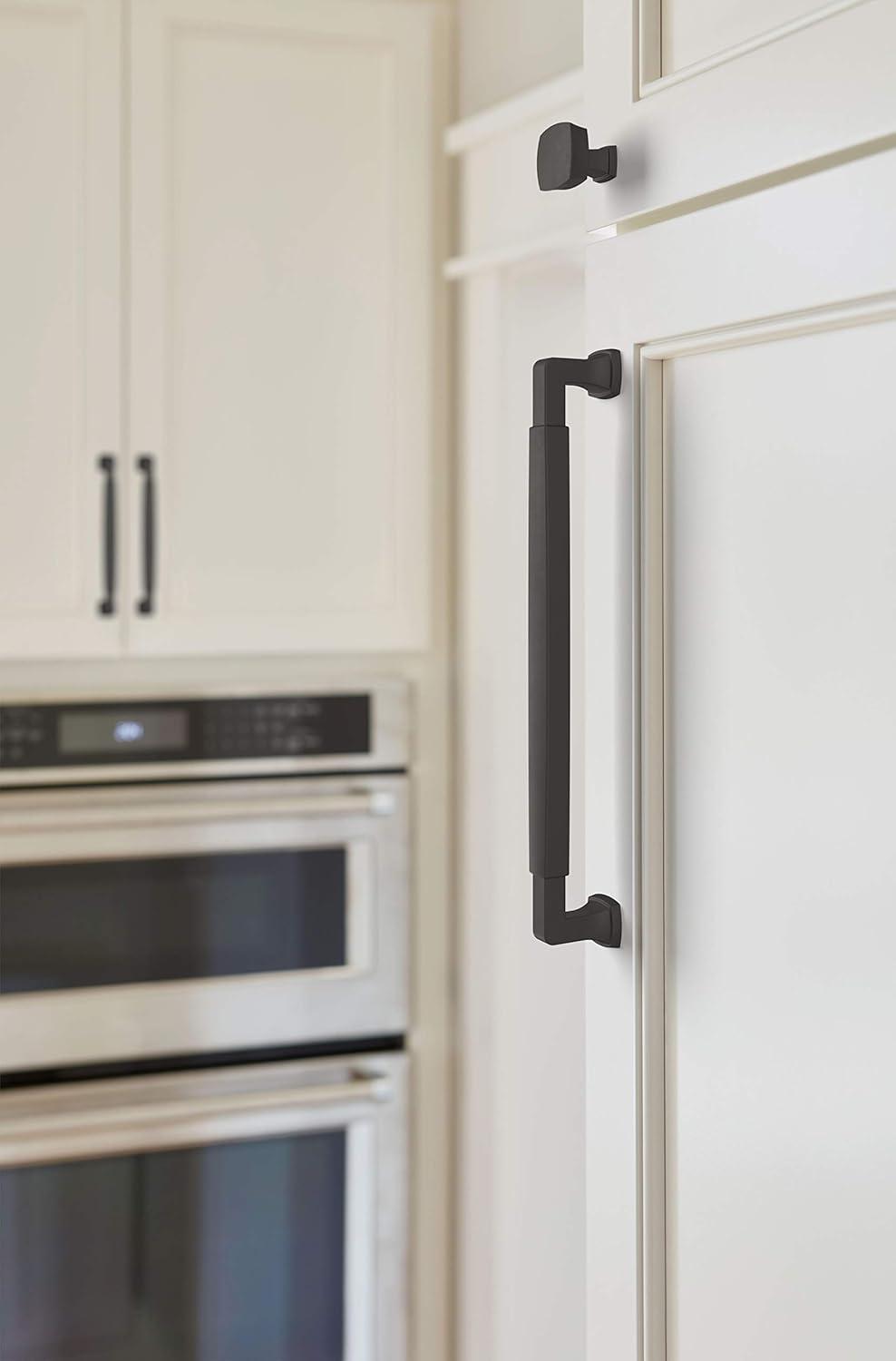 imageAmerock BP36890FB Stature Cabinet Pull 81316 in 224 mm CentertoCenter Matte BlackMatte Black