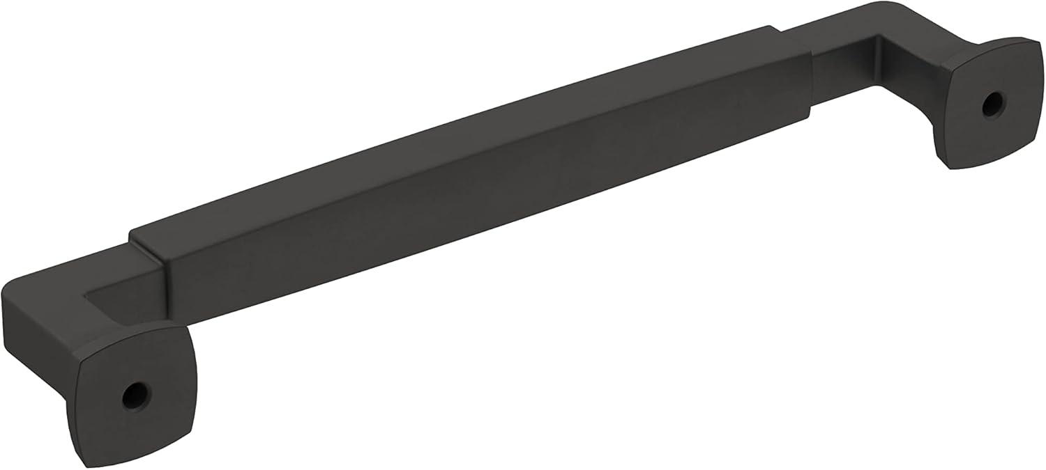 imageAmerock BP36890FB Stature Cabinet Pull 81316 in 224 mm CentertoCenter Matte BlackMatte Black