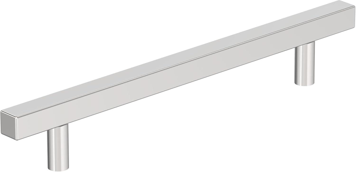 imageAmerock Bar Pulls Square 6516 inch 160mm CentertoCenter Champagne Bronze Cabinet Pull 10 PackPolished Chrome