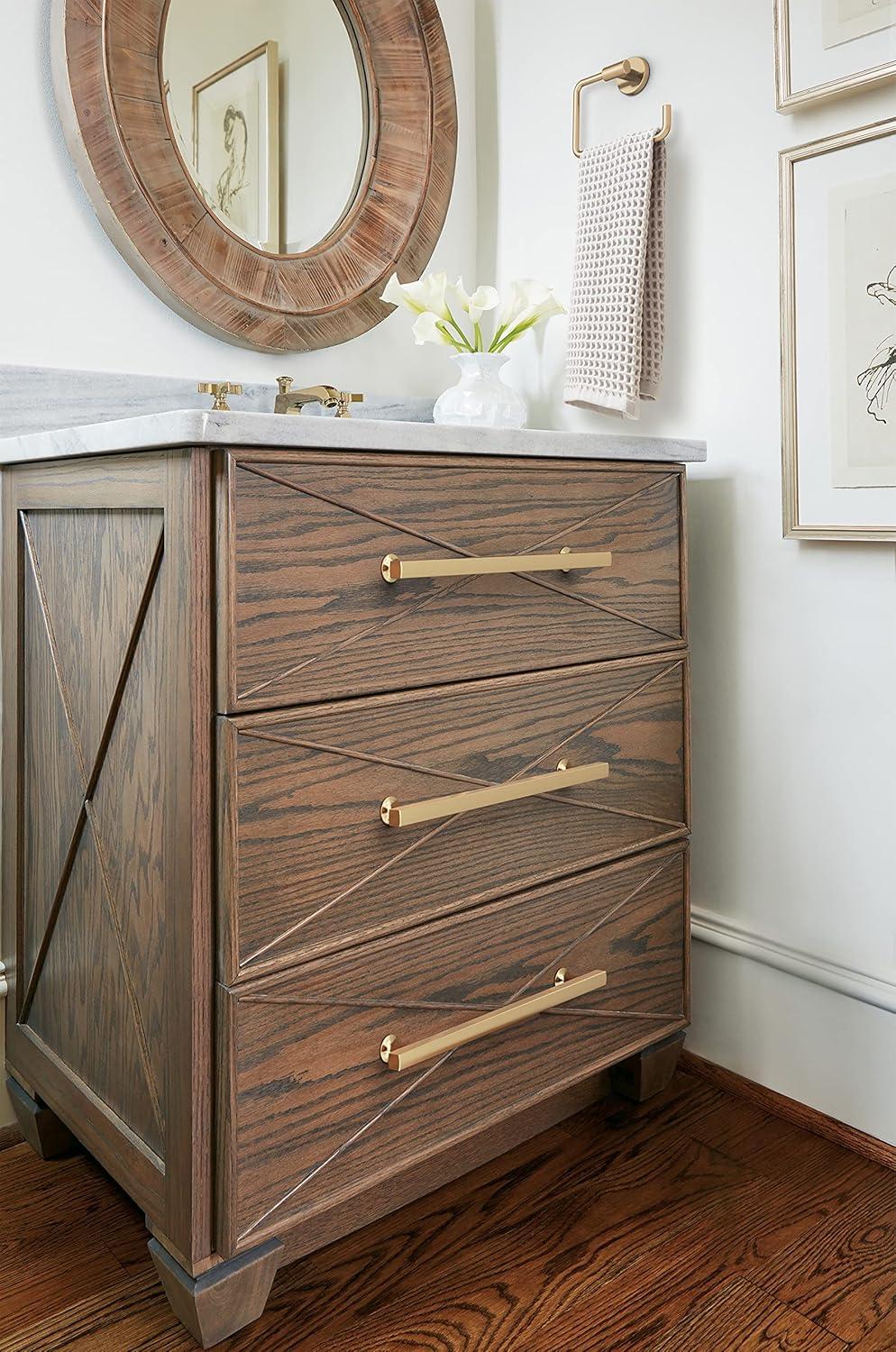 imageAmerock Corp BP37111CZ Everett Appliance Pull 18 in 457 mm CentertoCenter Champagne BronzeChampagne Bronze