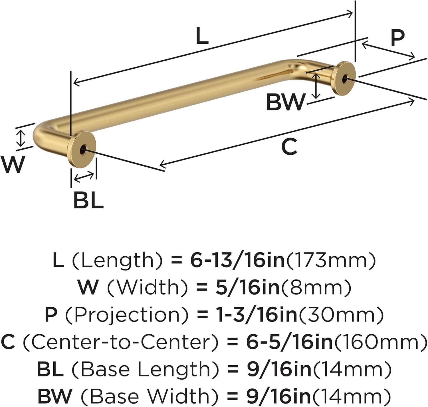 imageAmerock Factor 18 inch 457mm CentertoCenter Champagne Bronze Appliance Pull BP36967CZChampagne Bronze