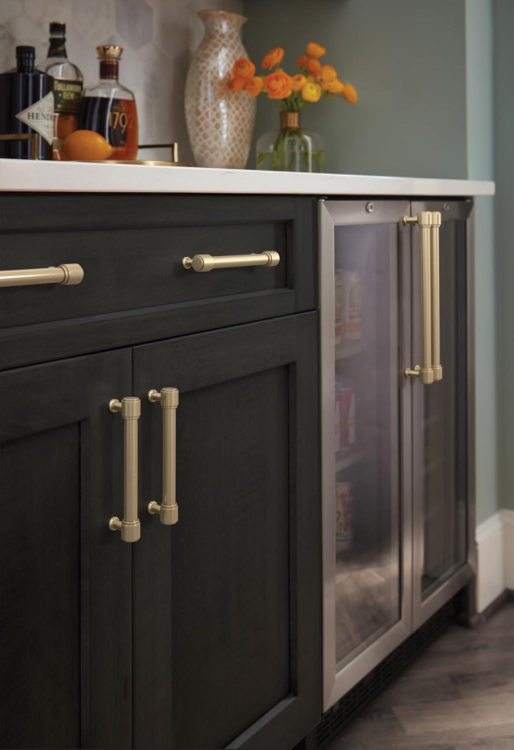 imageAmerock Faircrest 3 inch 76mm CentertoCenter Champagne Bronze Cabinet Pull BP37462CZGolden Champagne