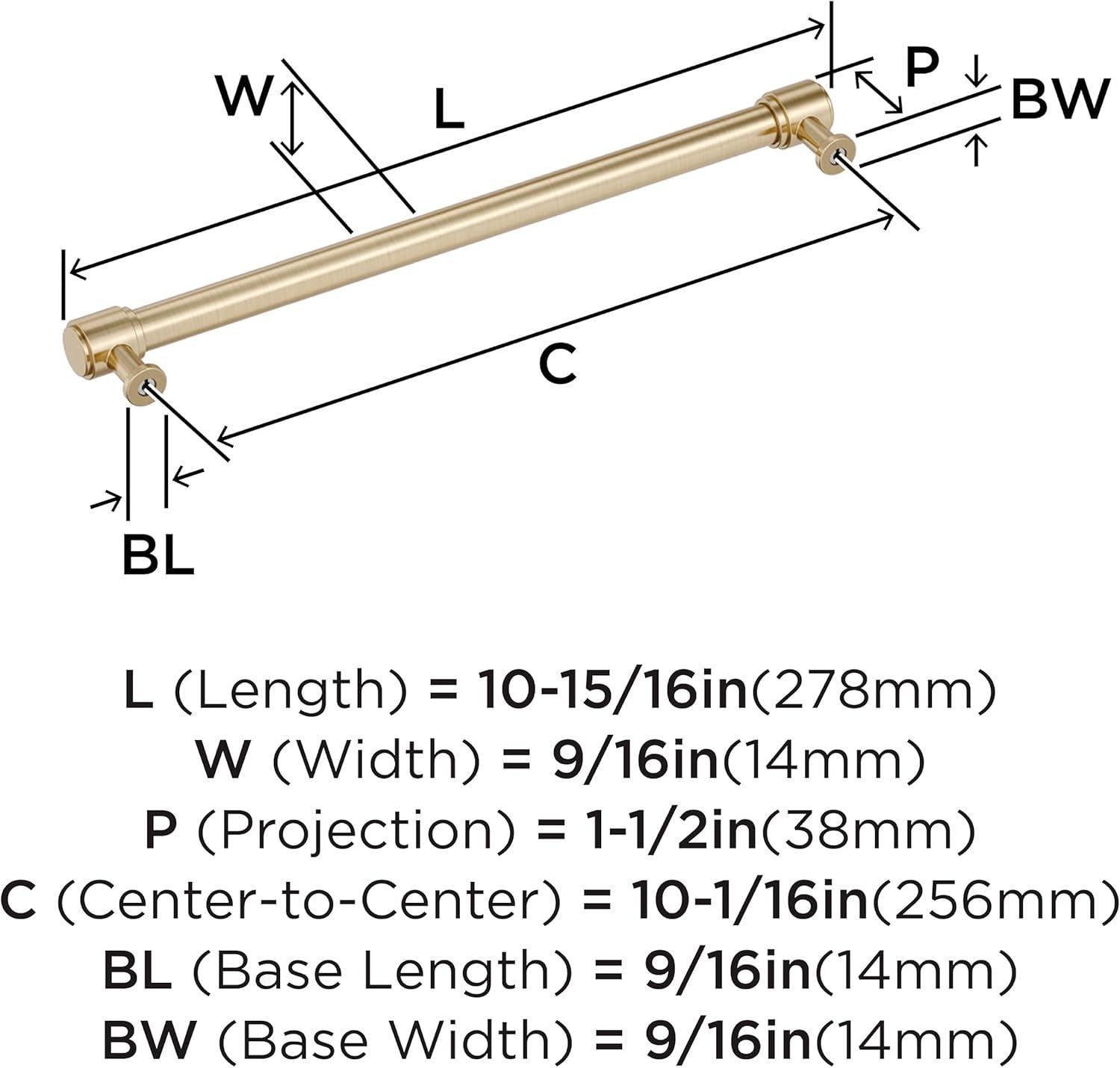 imageAmerock Faircrest 3 inch 76mm CentertoCenter Champagne Bronze Cabinet Pull BP37462CZGolden Champagne