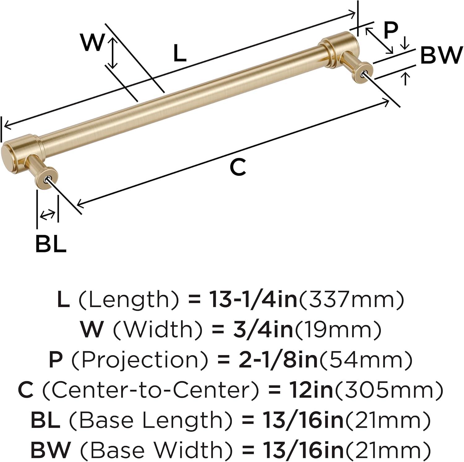imageAmerock Faircrest 3 inch 76mm CentertoCenter Champagne Bronze Cabinet Pull BP37462CZGolden Champagne