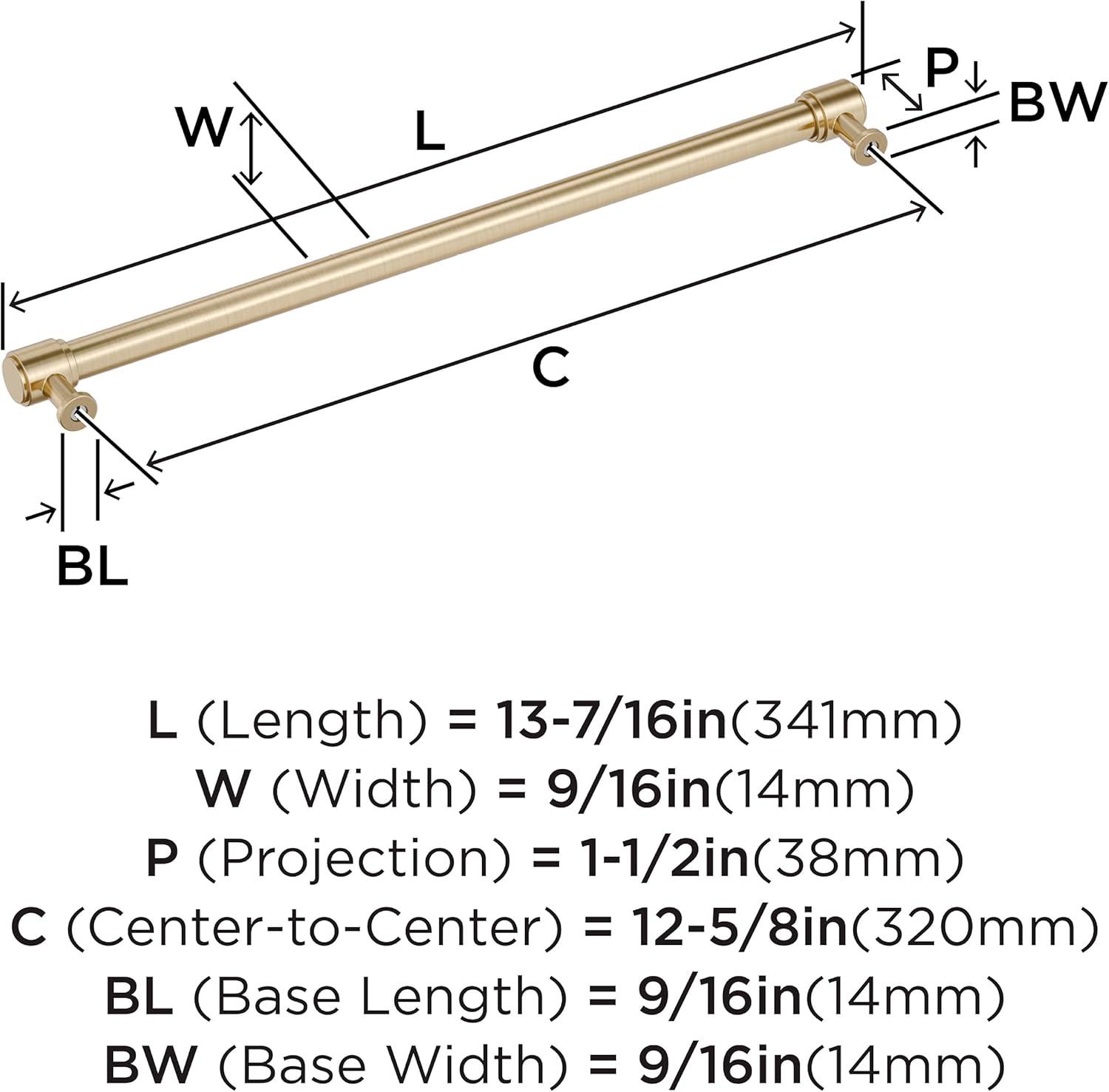 imageAmerock Faircrest 3 inch 76mm CentertoCenter Champagne Bronze Cabinet Pull BP37462CZGolden Champagne