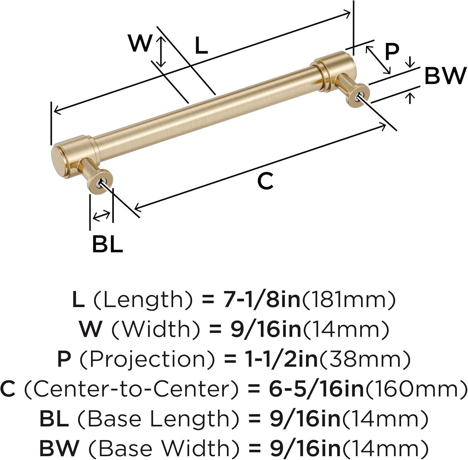 imageAmerock Faircrest 3 inch 76mm CentertoCenter Champagne Bronze Cabinet Pull BP37462CZGolden Champagne