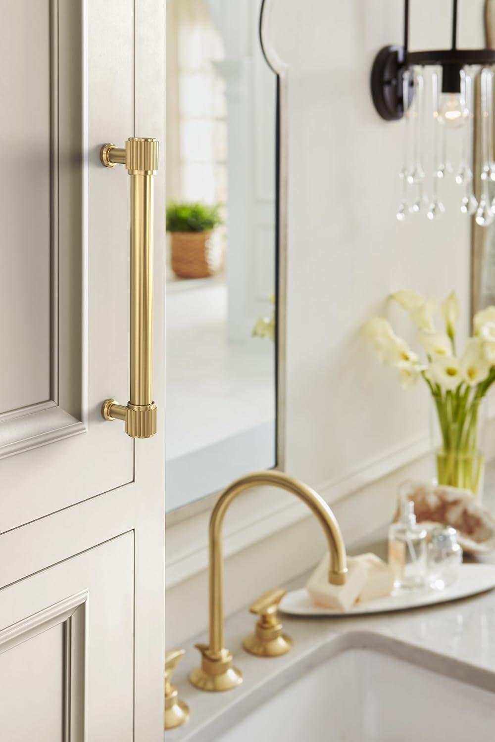 imageAmerock Farewind 81316 inch 224mm CentertoCenter Polished Chrome Cabinet Pull BP3780726Champagne Bronze