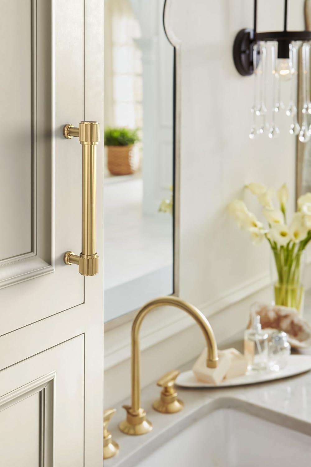 imageAmerock Farewind 81316 inch 224mm CentertoCenter Polished Chrome Cabinet Pull BP3780726Champagne Bronze