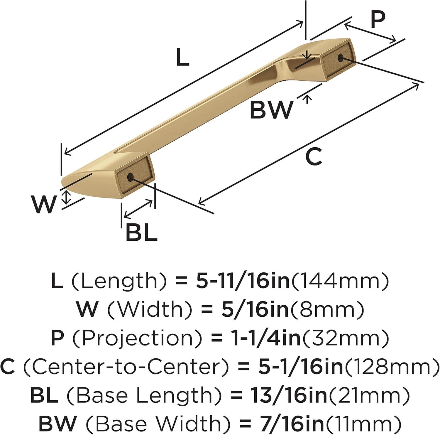 imageAmerock Riva 18 inch 457mm CentertoCenter Champagne Bronze Appliance Pull BP55371CZChampagne Bronze