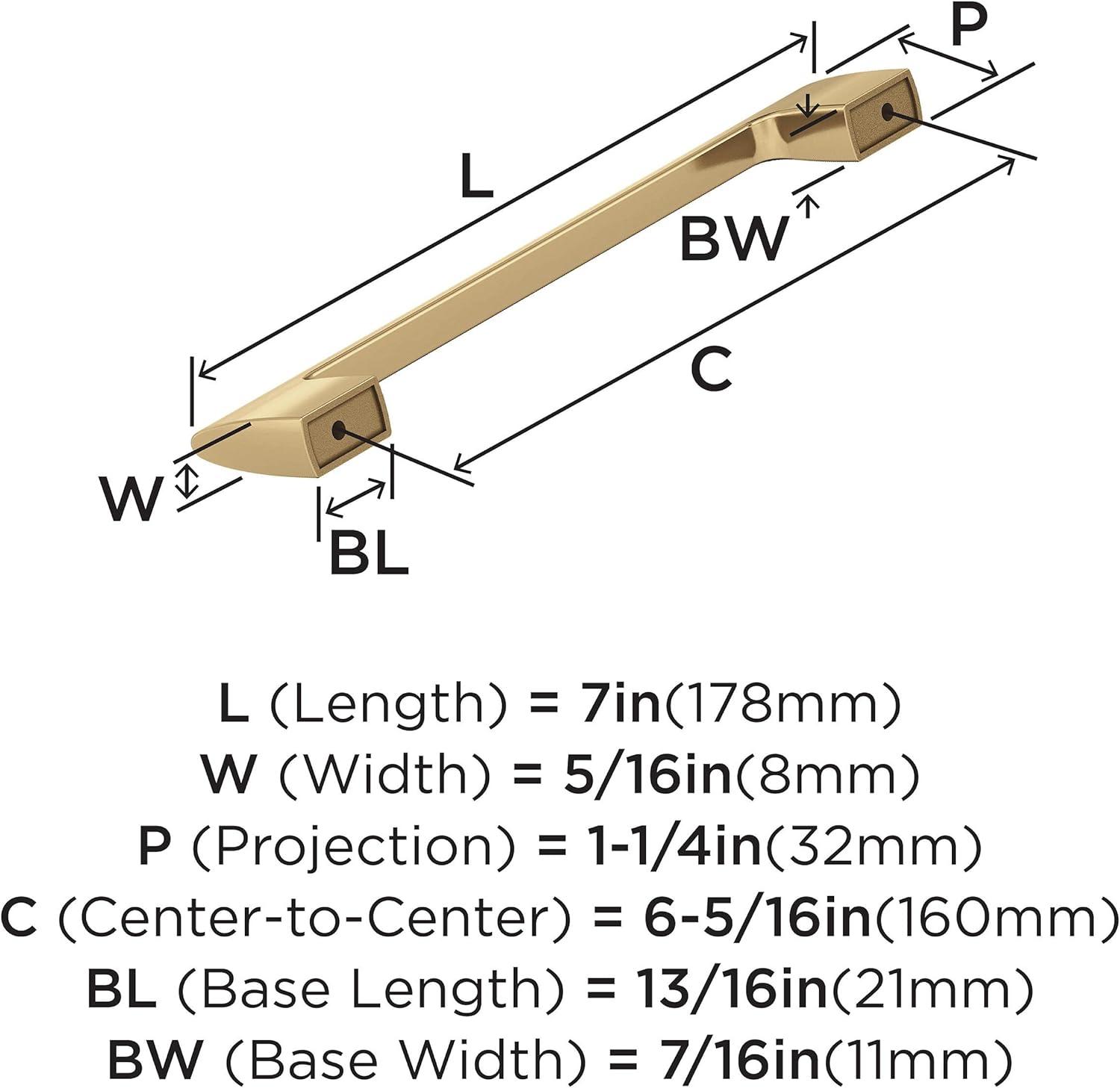 imageAmerock Riva 18 inch 457mm CentertoCenter Champagne Bronze Appliance Pull BP55371CZChampagne Bronze