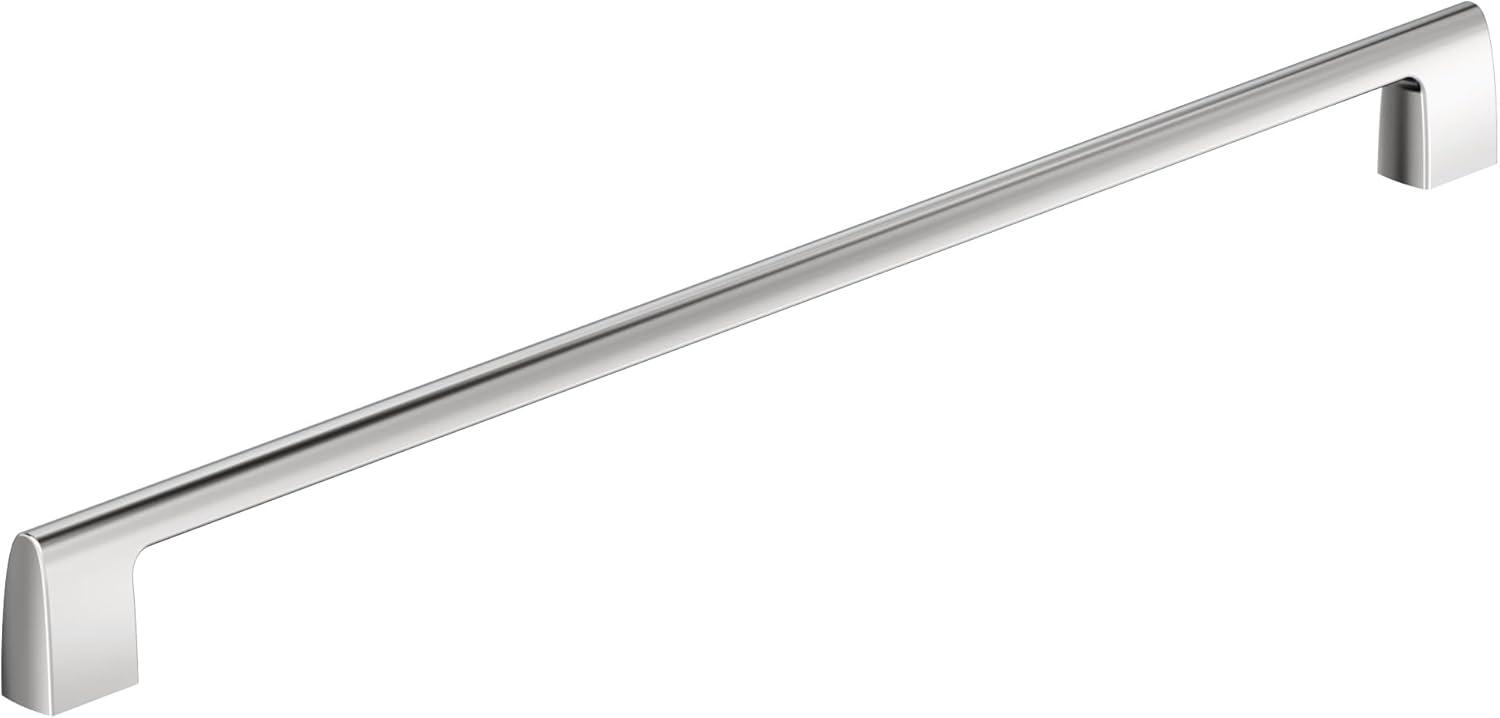 imageAmerock Riva 18 inch 457mm CentertoCenter Champagne Bronze Appliance Pull BP55371CZPolished Chrome