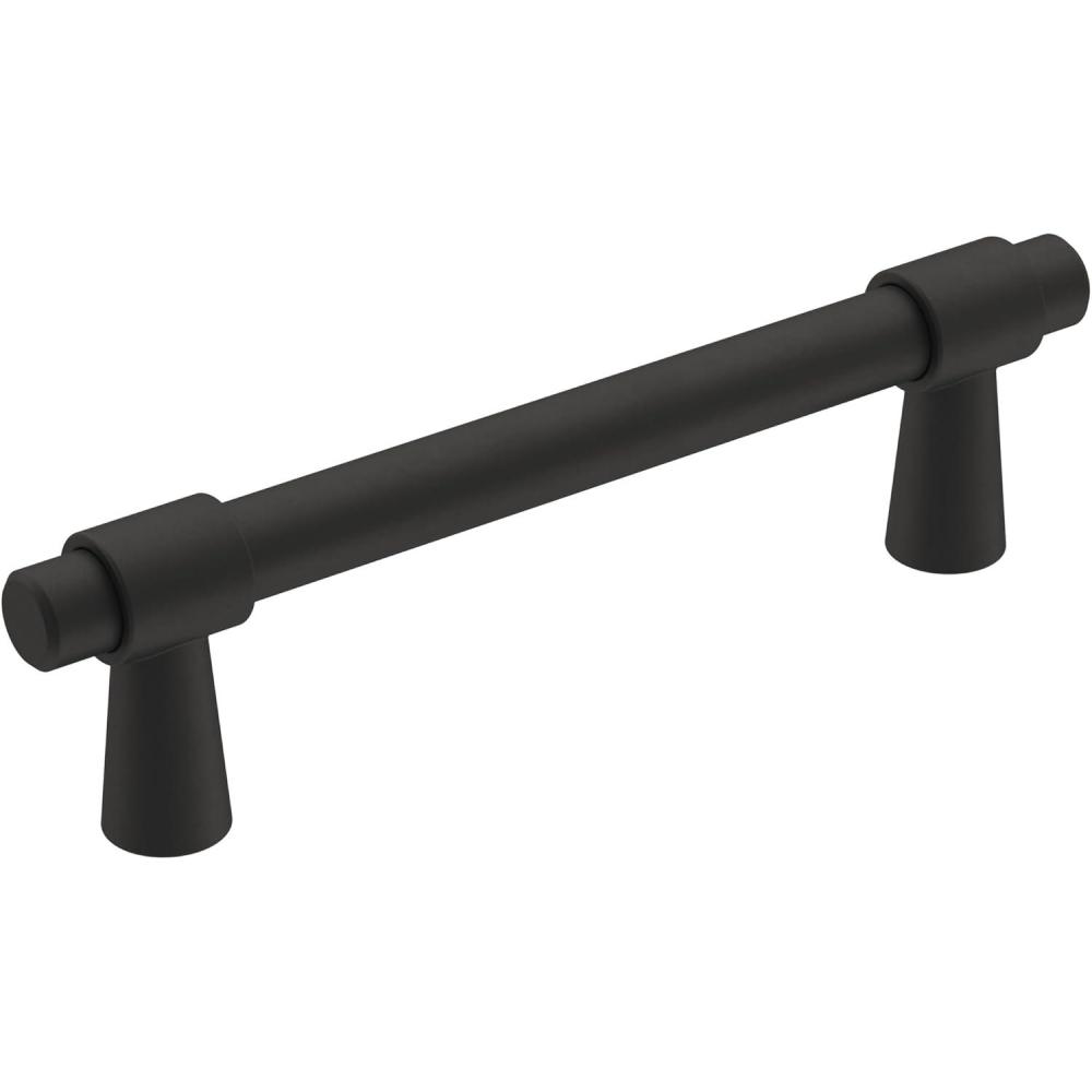 imageAmerock Cabinet Pull Polished Chrome 5116 inch 128 mm CentertoCenter Destine 1 Pack Drawer Pull Cabinet Handle Cabinet HardwareMatte Black