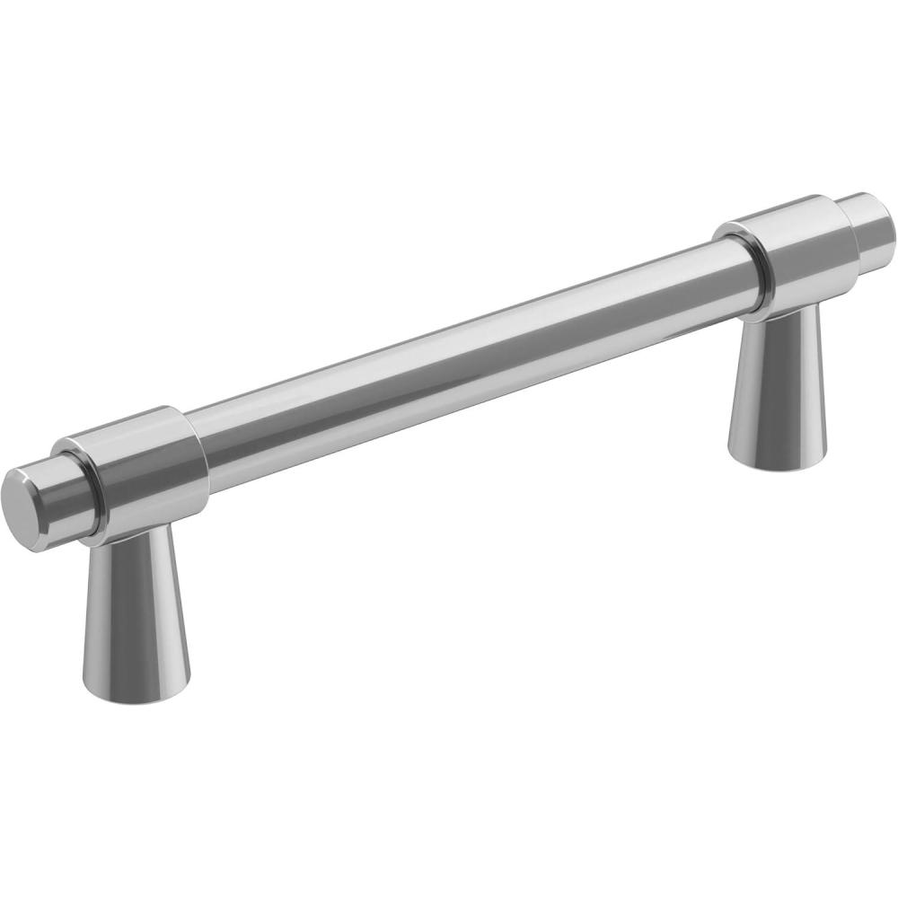 imageAmerock Cabinet Pull Polished Chrome 5116 inch 128 mm CentertoCenter Destine 1 Pack Drawer Pull Cabinet Handle Cabinet HardwarePolished Chrome