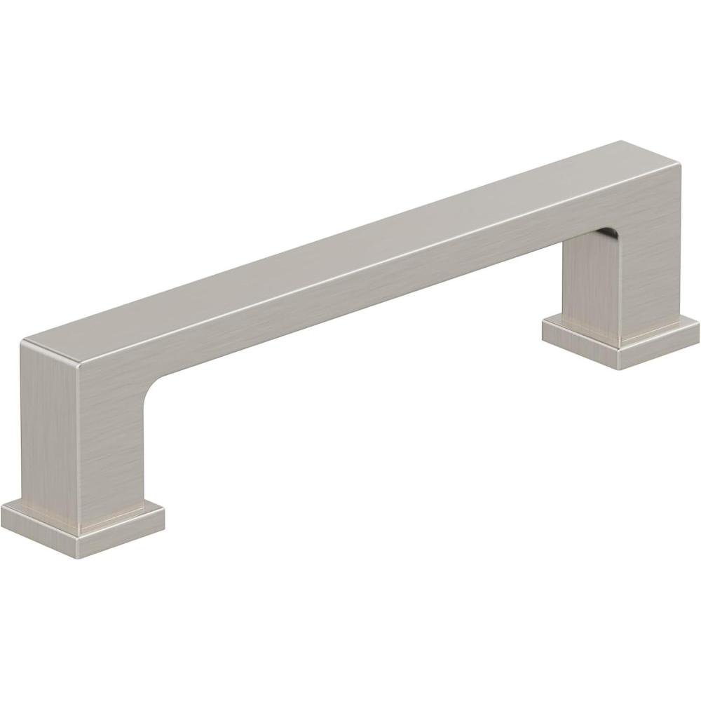 imageAmerock 10BX37033MB Matte Black Cabinet Pull 6516 inch 160mm CentertoCenter 10 Pack Bridgeport Furniture HardwareSatin Nickel