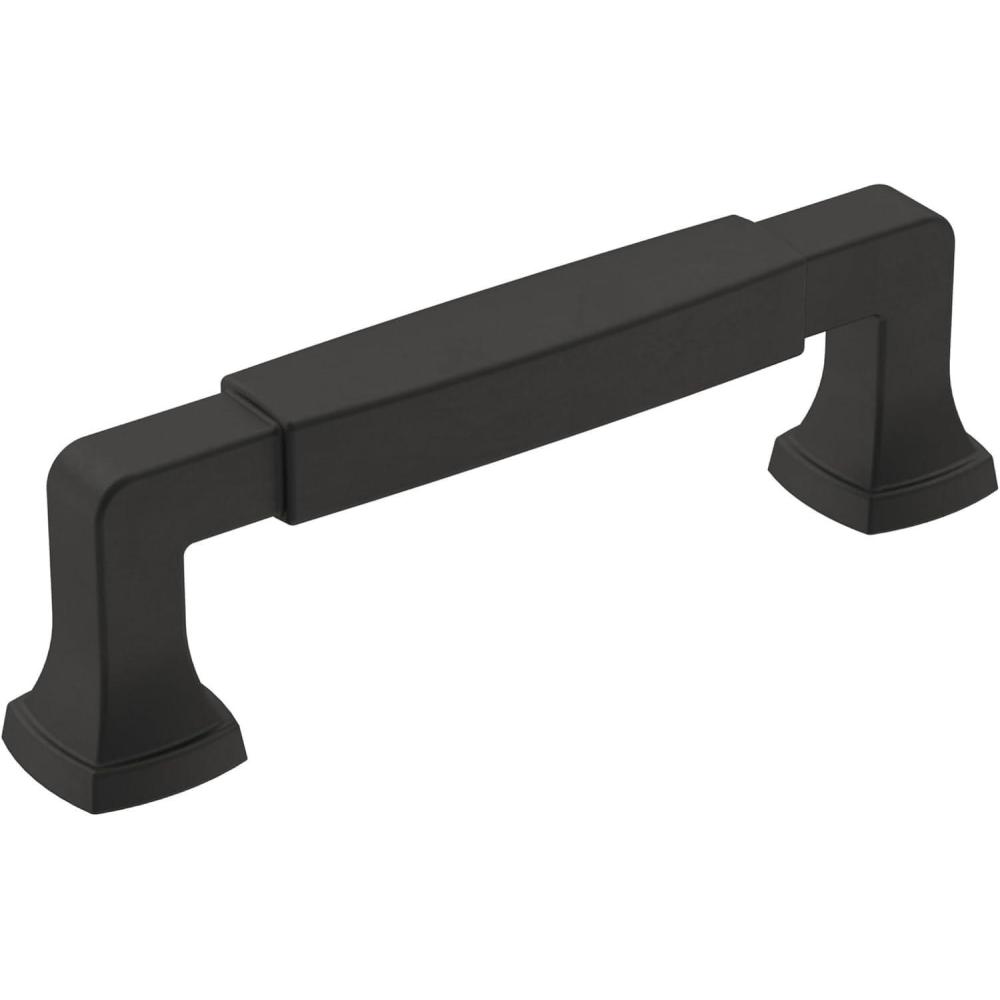 imageAmerock BP36890FB Stature Cabinet Pull 81316 in 224 mm CentertoCenter Matte BlackMatte Black