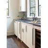 Amerock | Cabinet Pull | Brushed Matte Black/Satin Nickel | 5-1/16 inch (128 mm) Center to Center | Overton | 1 Pack | Drawer Pull | Drawer Handle | Cabinet Hardware(Brushed Matte Black/Polished Chrome)