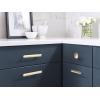 Amerock | Cabinet Pull | Golden Champagne | 3-3/4 inch (96 mm) Center to Center | Concentric | 1 Pack | Drawer Pull | Drawer Handle | Cabinet Hardware(Golden Champagne)