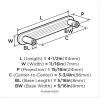 Amerock | Cabinet Pull | Golden Champagne | 3-3/4 inch (96 mm) Center to Center | Concentric | 1 Pack | Drawer Pull | Drawer Handle | Cabinet Hardware(Golden Champagne)