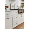 Amerock | Cabinet Pull | Golden Champagne | 6-5/16 inch (160 mm) Center to Center | Davenport | 1 Pack | Drawer Pull | Drawer Handle | Cabinet Hardware(Oil Rubbed Bronze)