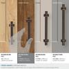 Amerock | Cabinet Pull | Golden Champagne | 6-5/16 inch (160 mm) Center to Center | Davenport | 1 Pack | Drawer Pull | Drawer Handle | Cabinet Hardware(Oil Rubbed Bronze)