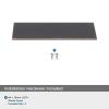 Amerock | Cabinet Pull | Matte Black | 5-1/16 inch (128 mm) Center to Center | Edge Pull | 1 Pack | Drawer Pull | Drawer Handle | Cabinet Hardware(Oil Rubbed Bronze)
