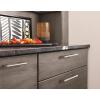 Amerock | Cabinet Pull | Matte Black | 6-5/16 inch (160 mm) Center-to-Center | Versa | 1 Pack | Drawer Pull | Cabinet Handle | Cabinet Hardware(Satin Nickel)