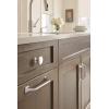 Amerock | Cabinet Pull | Matte Black | 8-13/16 inch (224 mm) Center-to-Center | Exceed | 1 Pack | Drawer Pull | Cabinet Handle | Cabinet Hardware(Polished Chrome)