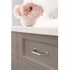 Amerock | Cabinet Pull | Matte Black | 8-13/16 inch (224 mm) Center-to-Center | Exceed | 1 Pack | Drawer Pull | Cabinet Handle | Cabinet Hardware(Polished Chrome)