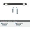 Amerock | Cabinet Pull | Matte Black/Champagne Bronze | 3-3/4 inch (96 mm) Center-to-Center | Mergence | 1 Pack | Drawer Pull | Cabinet Handle | Cabinet Hardware(Matte Black/Polished Nickel)