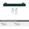 Amerock | Cabinet Pull | Oil Rubbed Bronze | 8-13/16 inch (224 mm) Center-to-Center | Monument | 1 Pack | Drawer Pull | Cabinet Handle | Cabinet Hardware(Matte Black)