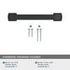Amerock | Cabinet Pull | Polished Chrome | 5-1/16 inch (128 mm) Center-to-Center | Surpass | 1 Pack | Drawer Pull | Cabinet Handle | Cabinet Hardware(Matte Black)