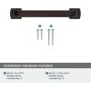 Amerock | Cabinet Pull | Polished Chrome | 5-1/16 inch (128 mm) Center-to-Center | Surpass | 1 Pack | Drawer Pull | Cabinet Handle | Cabinet Hardware(Oil Rubbed Bronze)